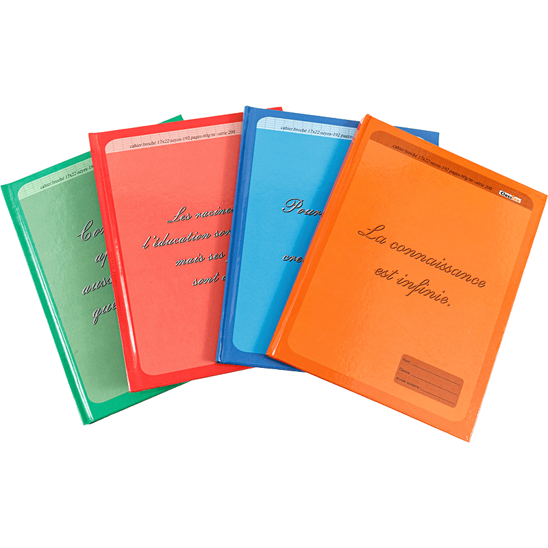 horizontale lijn Hardcover notitieboekje