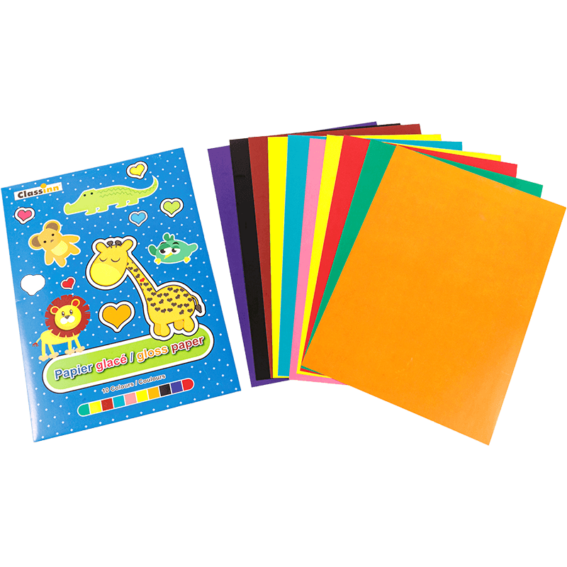 Maak kleurrijke papieren kunstwerken Gekleurd papier