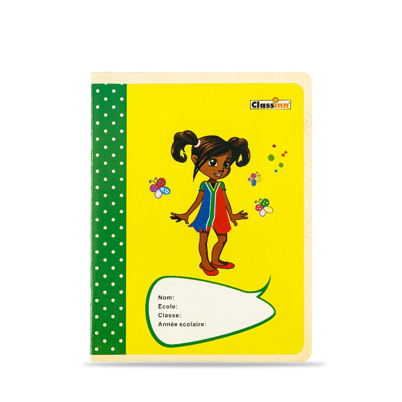 Schattig meisje cover geel werkboek